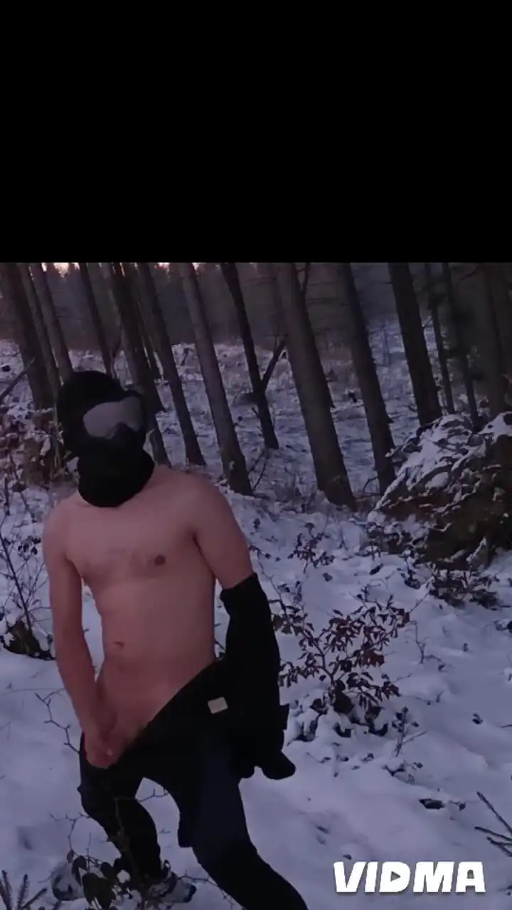 Nude Nature in Winter