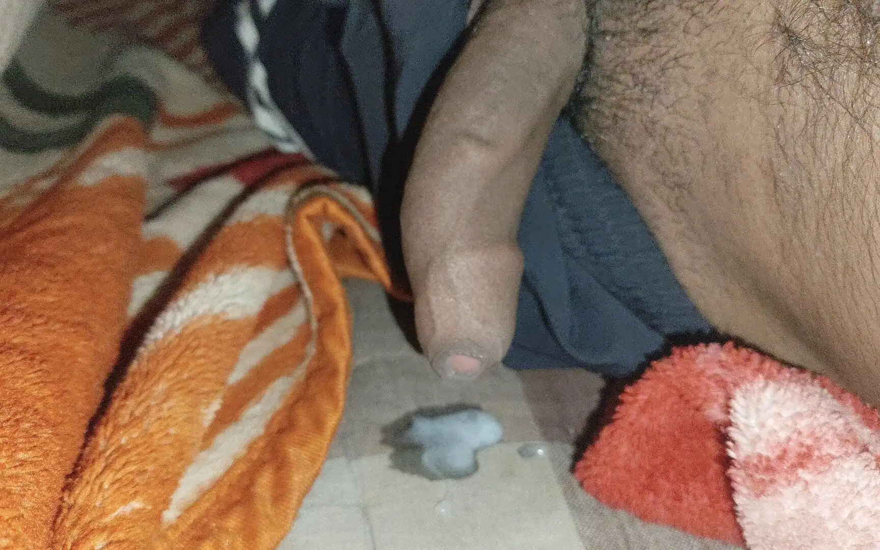Uncut Big Land First Time Cum Outside