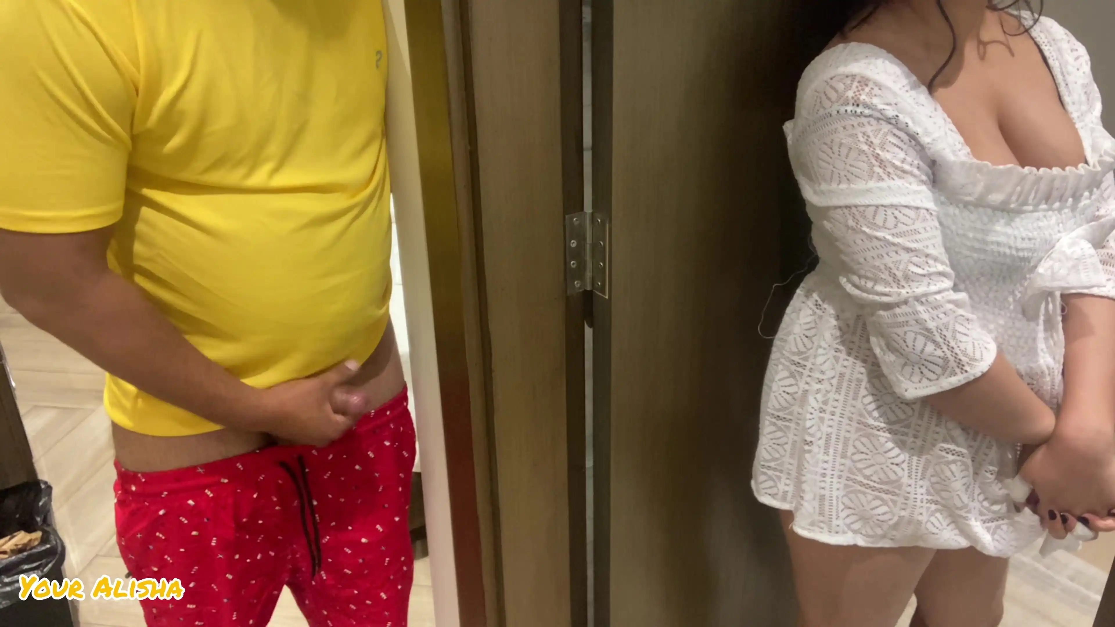 Bhabhi Caught by Husband Masturbating in Bathroom