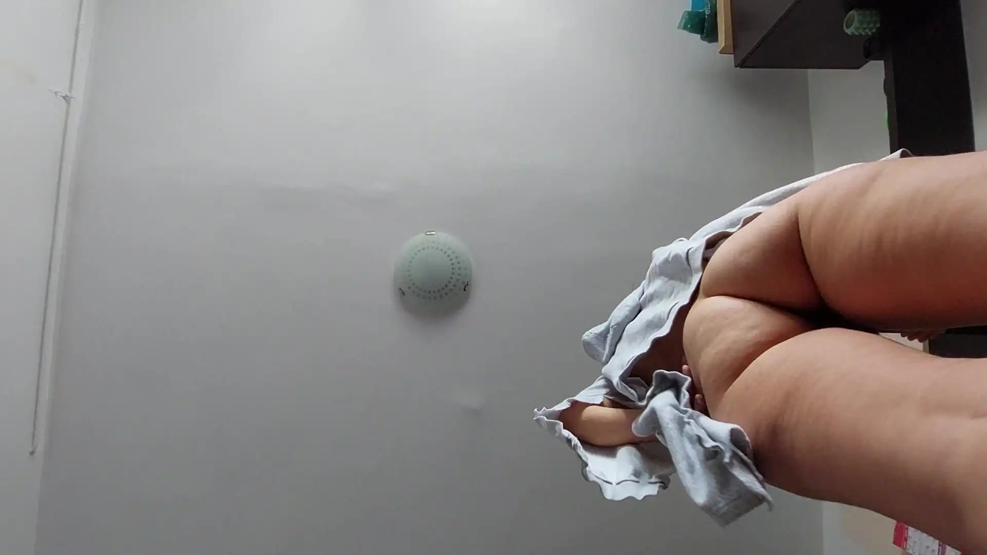 Amateur Mom Doing Yoga Naked