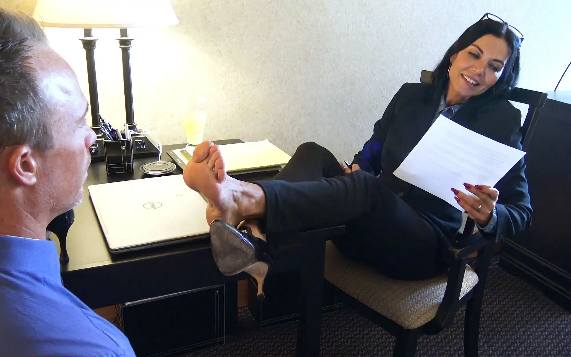 Office Foot Bitch: This Is Your Job