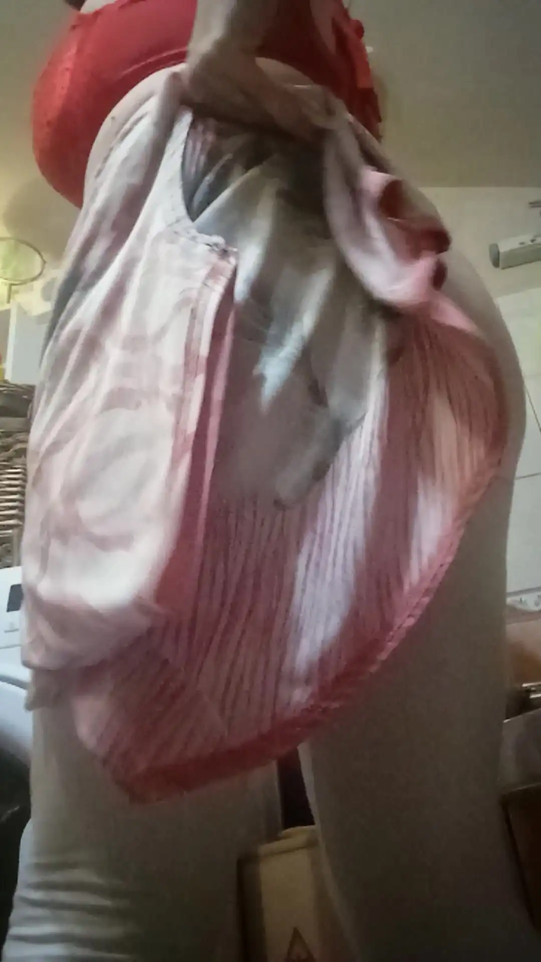 Taking off Tight Leggings