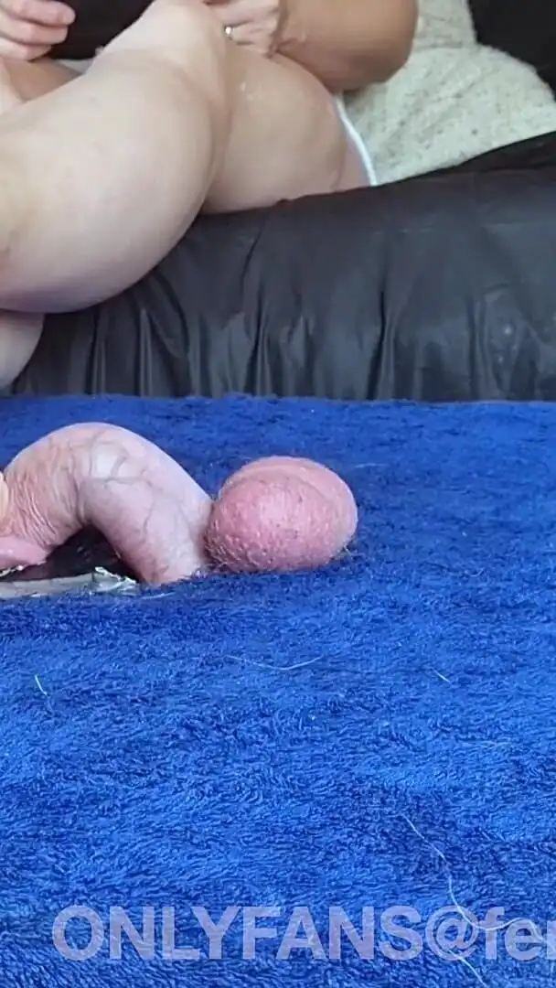 Cockbox Trampling and Ballbusting with Socks and Barefoot