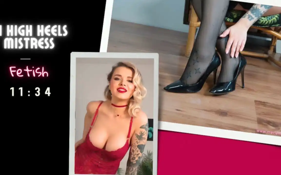 In High Heels Mistress. Shoe Fetish