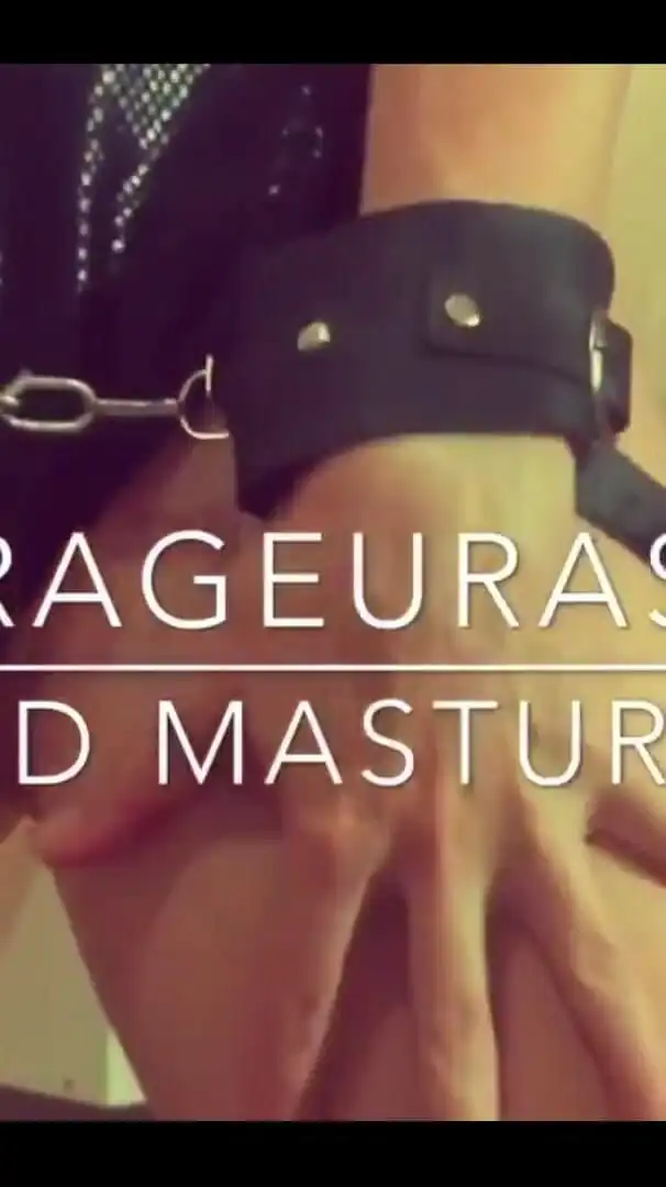 Chained up in Handcuffs and I'm so Horny to Touch Myself