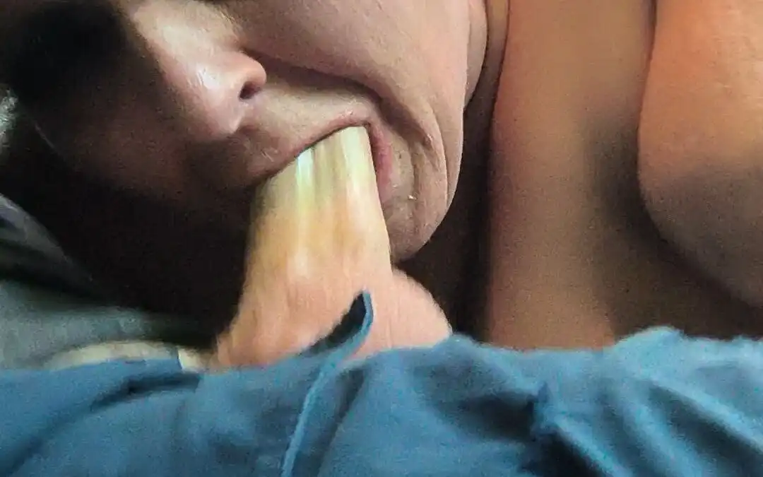 Walking Down the Road She's Masked so You Won't See Her Face Start Shagging That Juicy Cock and His Cum She's Gonna Tadte