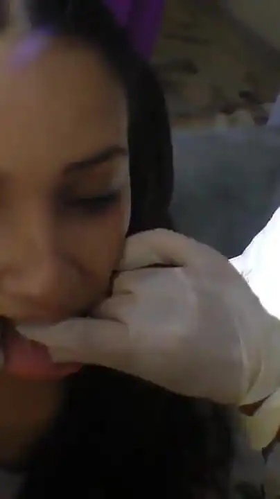 Hands Over Mouth and Mouth Play Lesbian Domination