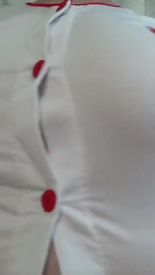Gorgeous Big Boobs of a Nurse in Front of My Eyes Close-up. Old MILF Saggy Tits.