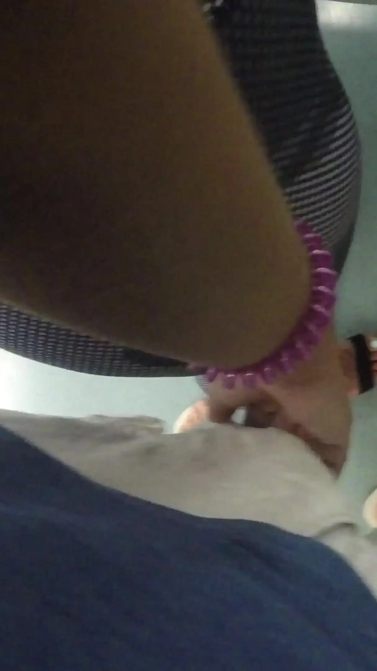 Horny Stepmom Touch a Stranger in Train! Should I Tell My Stepdad This?