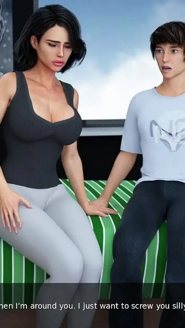 Morning Sex Between Hot Stepmom and Her Sweet Stepson