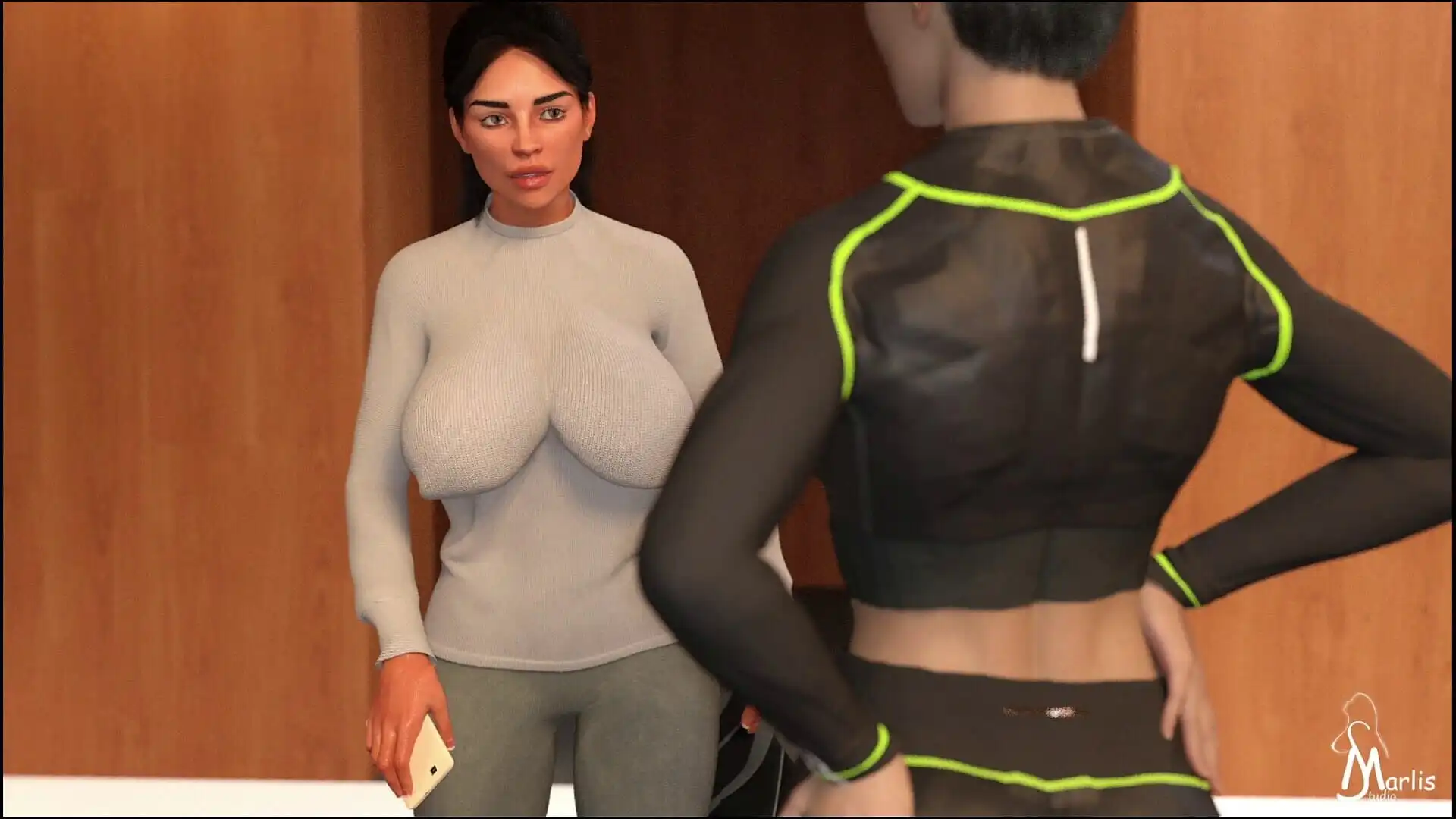 Mrs. Moore Joining the Gym: Bored Wife