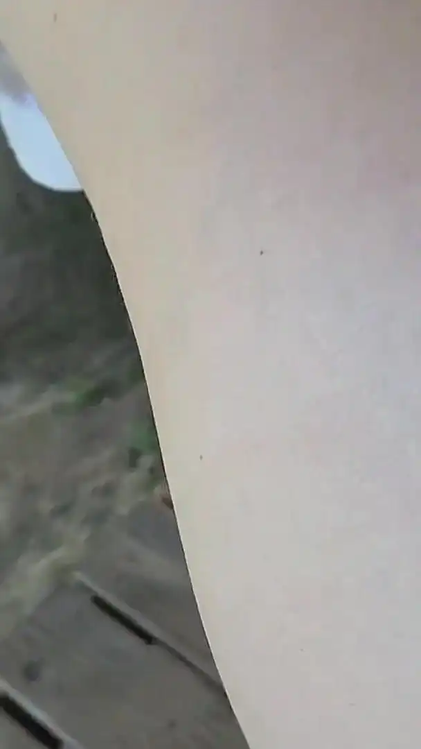 Getting Fucked Outside and Letting Him Cum on My Face and Chest - Mama_foxx94
