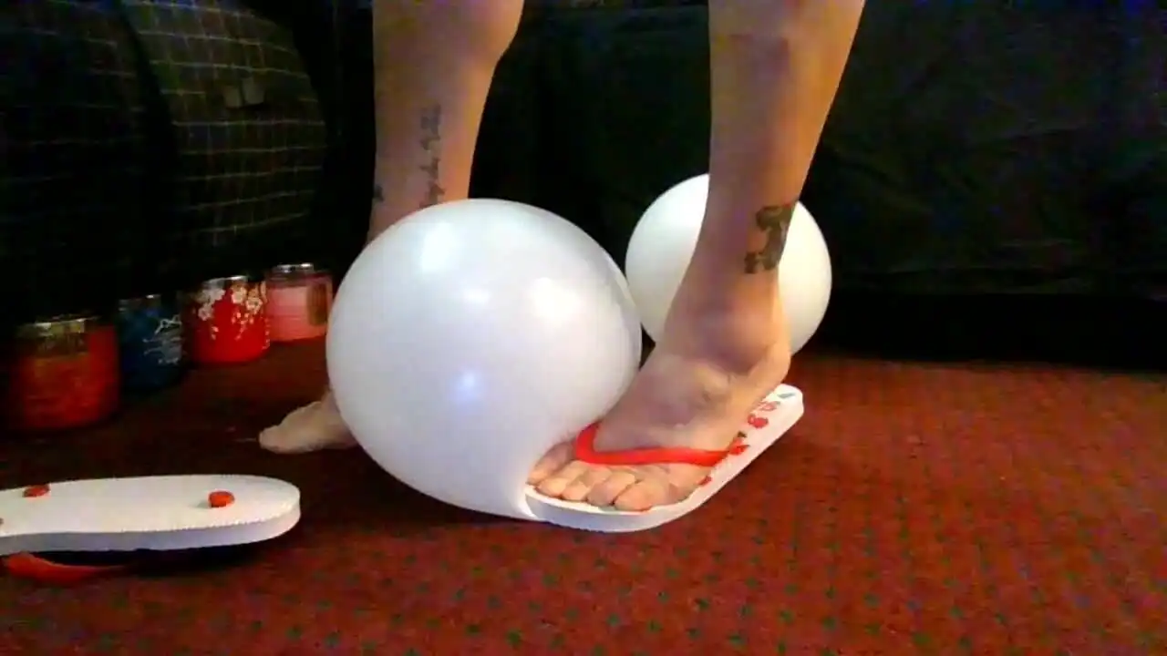 Flip Flops Popping Balloons
