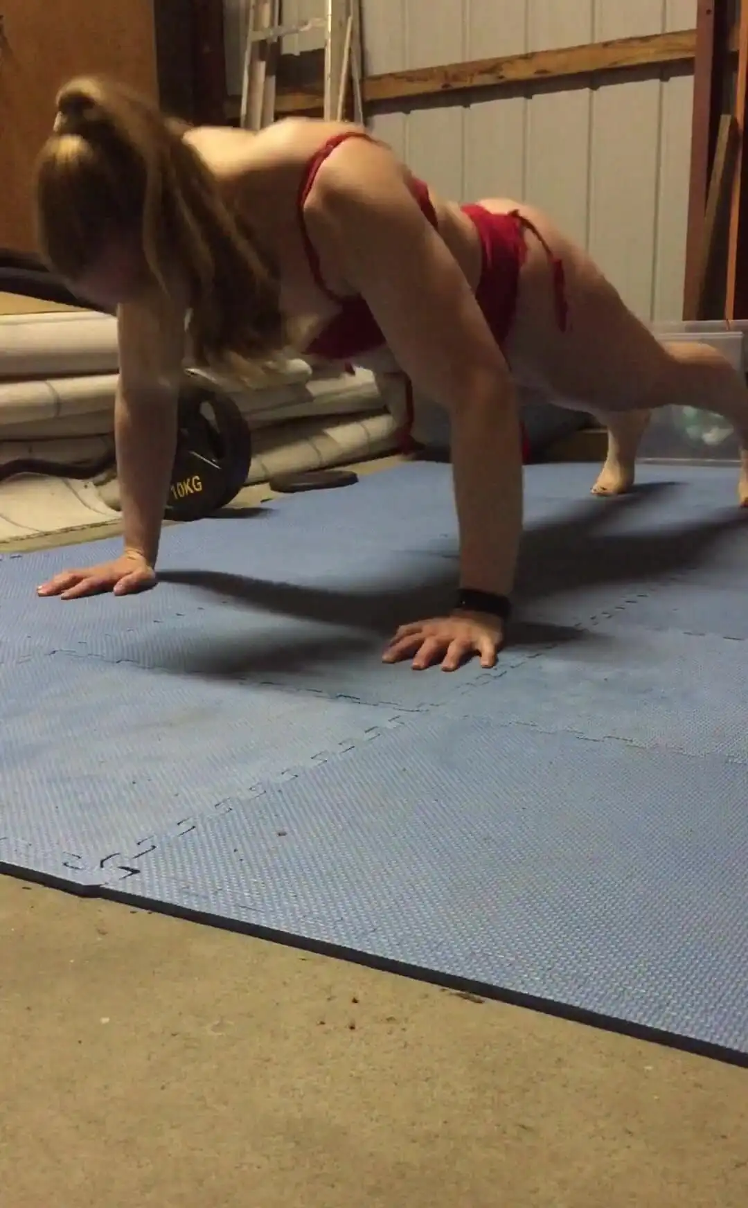 Todays Workout Pushups