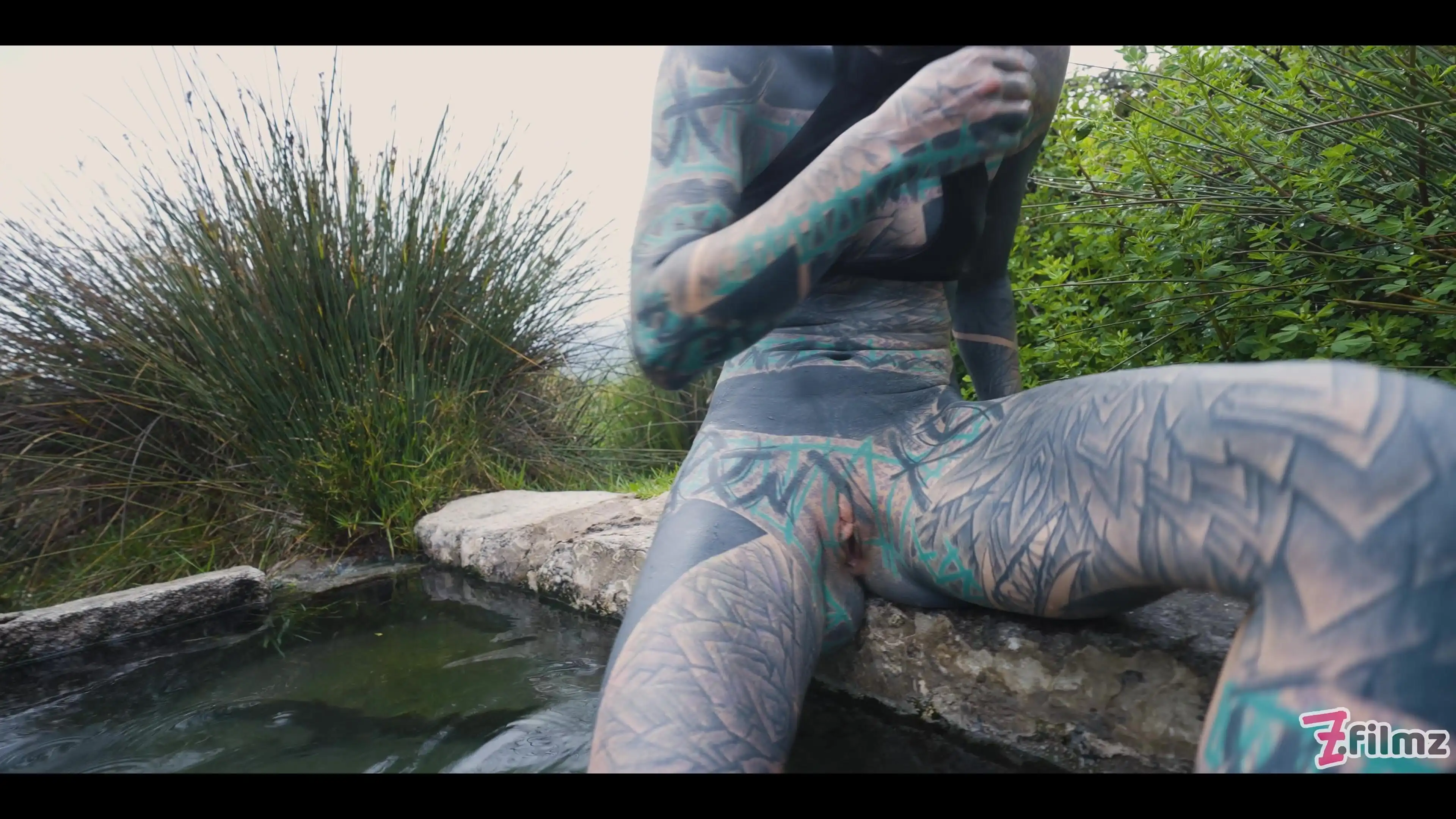 Hot Spring Anal Outdoor Anal Fucking