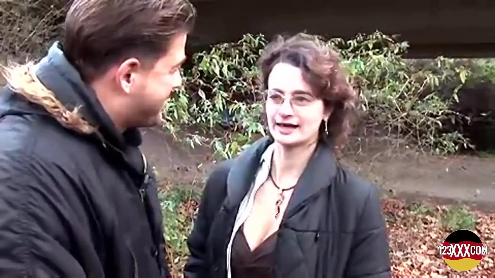 Older Woman Accepts an Offer for Sex in Public