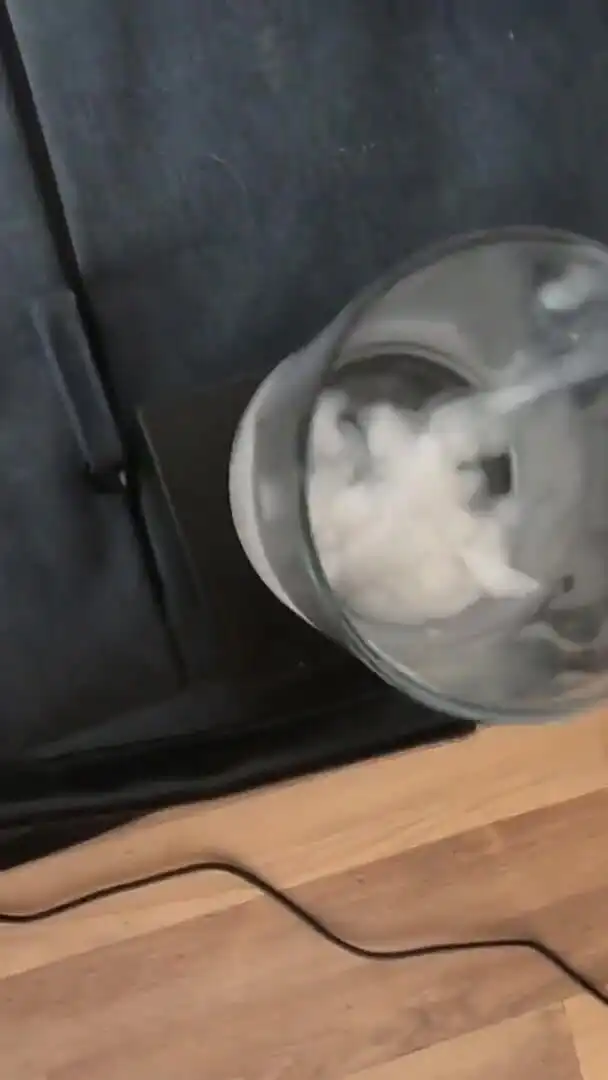 She drinks 11 loads of collected cum from a glass