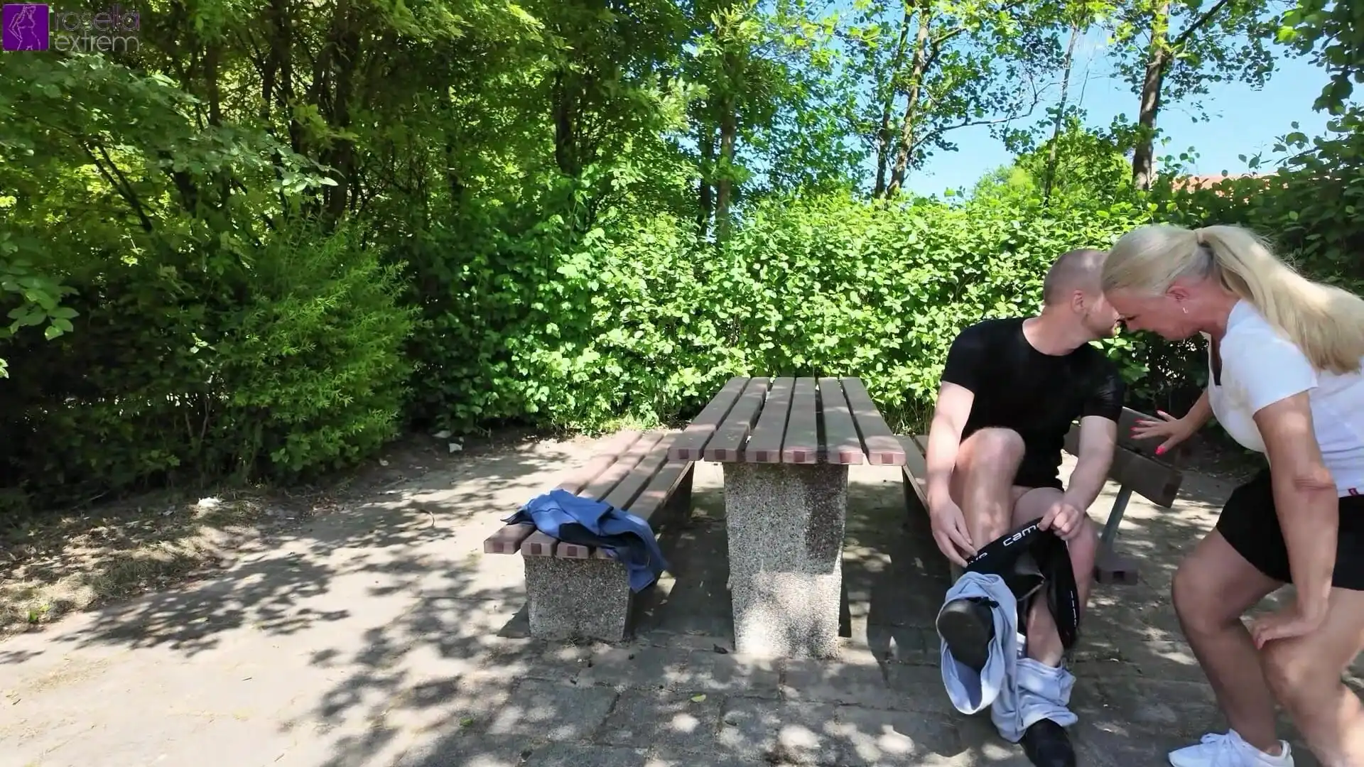 Public Bareback Sex with a Stranger