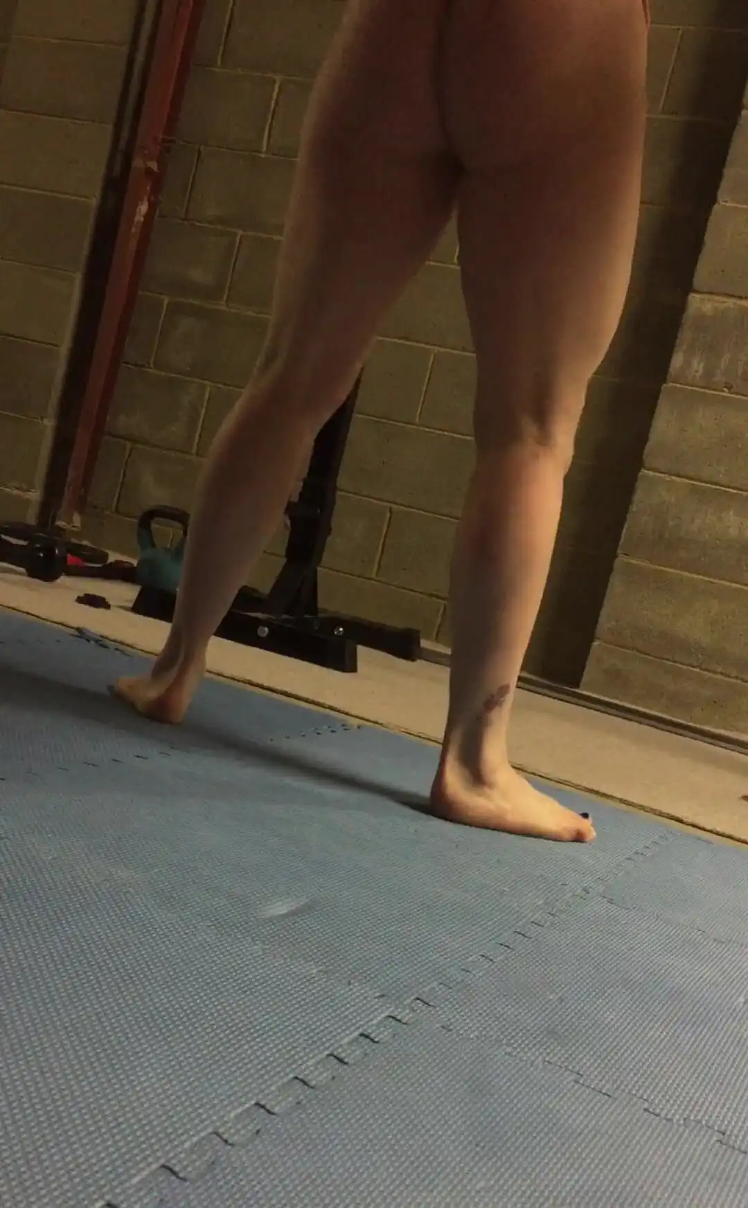 Leg Day in Pink Thongs