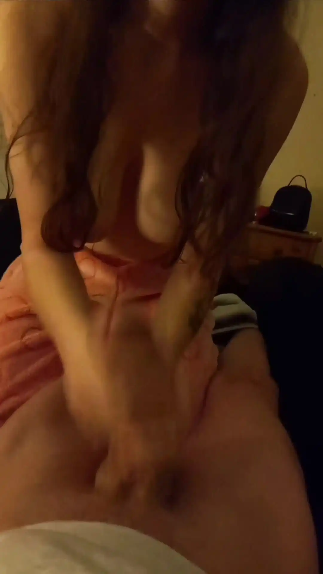 Petite Horny Girl Loves Big Girthy Cock