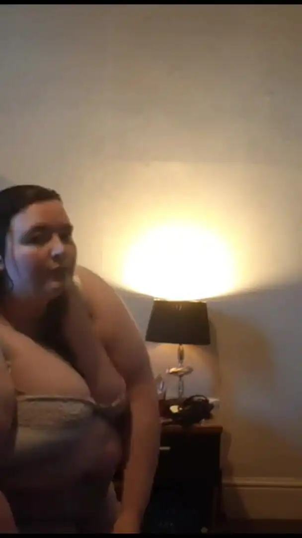 SSBBW gets changed after the shower