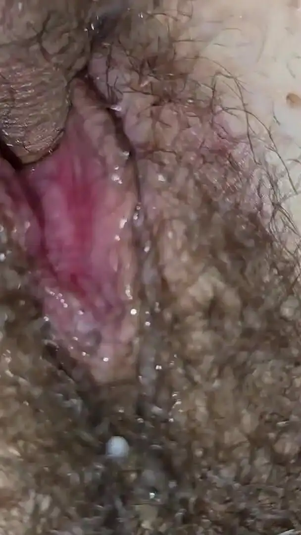 Close-up Pussy Creampie. Fuck My Stepsister While Watching Porn