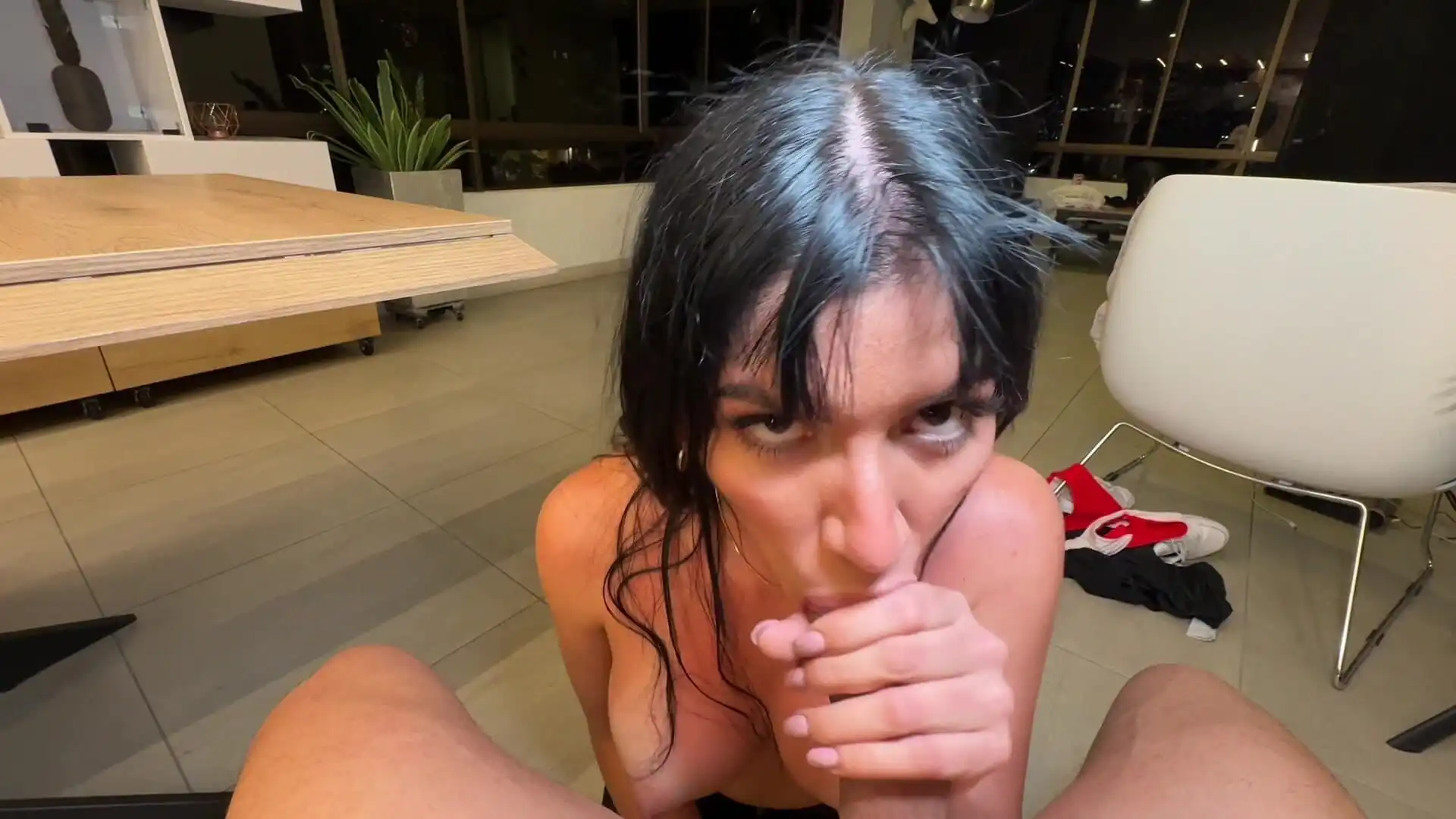 Sexy Brunette Secretary Ask Me for Help and I Give Her My Big Dick