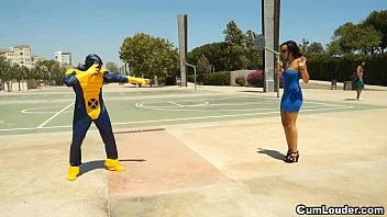 Latina Sasha Jones Riding In A Cyclops Xxx Parody