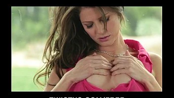 Beautiful Teen Brunette Masturbates In Her See Through Night-gown