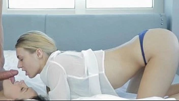 Superb Babe Natalia Starr Shares A Cock With Sexy Lily Love