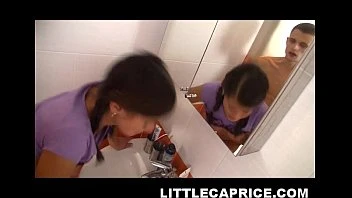 Little Caprice Enjoys Bathroom Sex