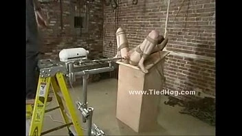 Babe Tied Tight In Chains Bruised