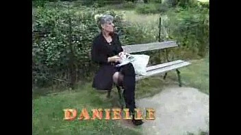 Crazy French Old Mature Fucking In Garden