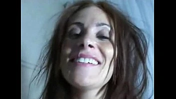 A Blindfolder Ginger Lea Gets A Load Of Cum On Her Face