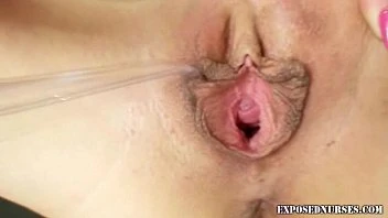 Skinny Latina Victoria Rose Nurse Uniform And Big Dildo