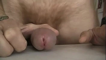 Masturbating