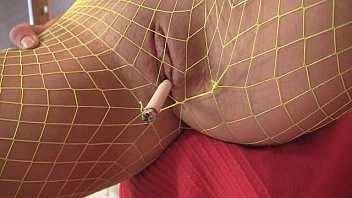 Pinky June Pussy Smoking Fetish Video!