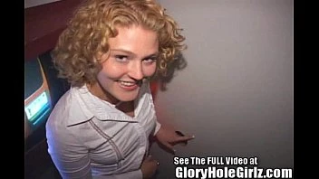 Tiny 18 Year Old Spinner Sucks Dick In The Glory Hole With Dirty D