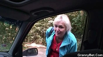 Granny Is Picked Up From The Road And Fucked