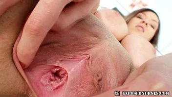 Nurse Andrea Masturbating With Big Dildo And Speculum