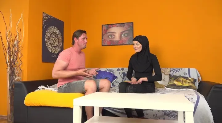 She is learning how to make him hard