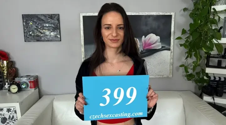 Sexy brunette has no inhibitions