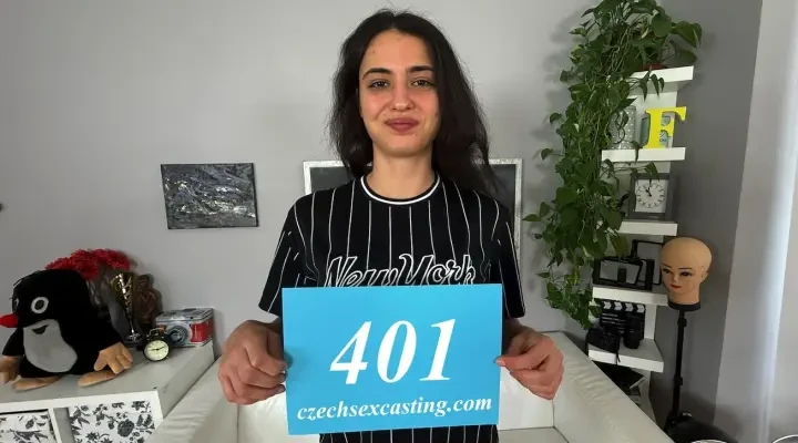Charlotte's first porn casting