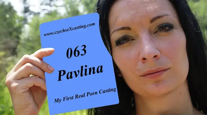 Pavlina's first porn casting