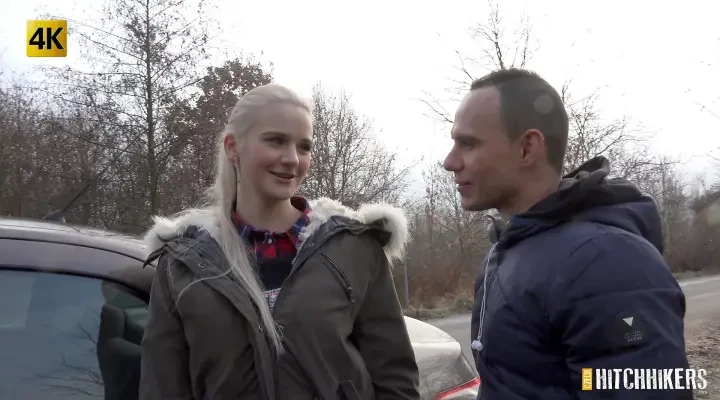 A Lot Of Cum For Blonde Hitchhiker