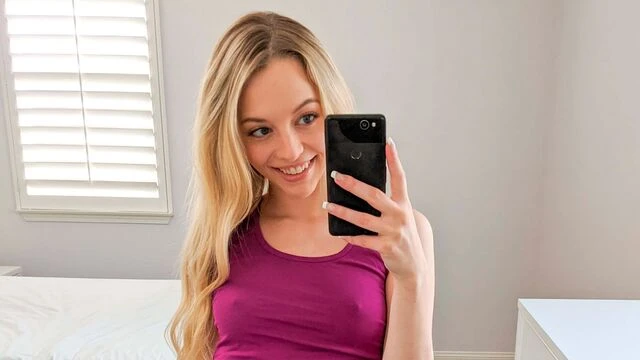 Pretty cute beauty Lily Larimar is getting her crack fucked by a big dick