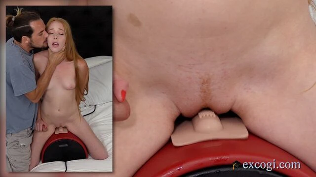 Redhead hottie Aarora Fire fucked by a hard and long penis