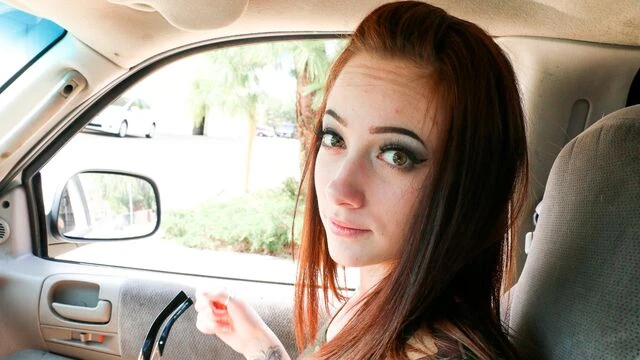 Good brunette with small tits Rylee Renee is enjoying intensive cock-riding