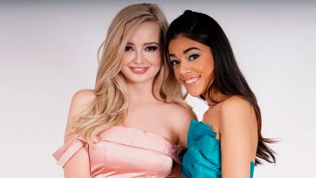 Awesome lesbian morning with two teens Lexi Lore and Harmony Wonder