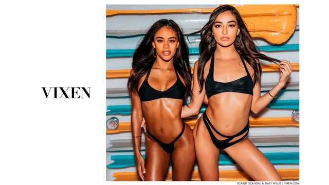 Emily Willis and Scarlit Scandal are getting fucked by a white dick